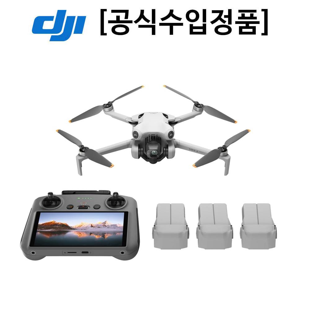 DJI 미니4 프로 플라이모어 콤보 플러스 Mini4 Pro 드론(스크린 조정기 RC2)