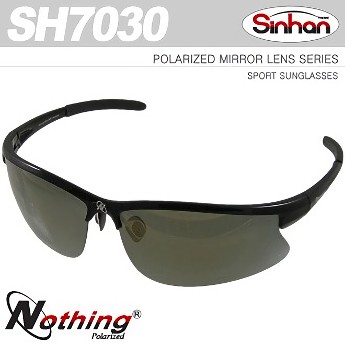 [신한] 편광안경 SH7030(블랙/골드&스모크 밀러렌즈)