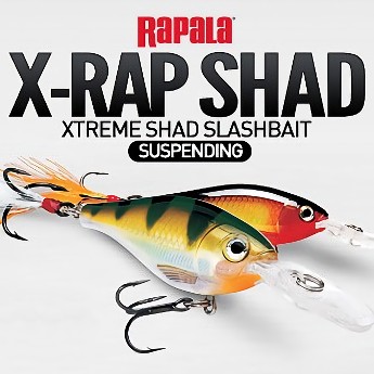 [라팔라] X-RAP SHAD 엑스랩 새드서드펜드 크랭크베이트 미노우