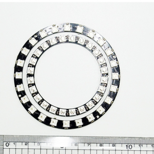 아두이노 라즈베리파이 네오픽셀 WS2812 24채널 원형 66mm 지름 소형