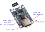 리튬배터리 충전모듈 USB C타입 TP4056