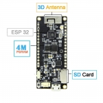 아두이노 IDE ESP32 4M SDRM TTGO 3D ANTENNA WiFi&bluetooth ESP32-WROVER Micropython TF Card