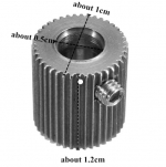 MK7 MK8 호환 익스트루더 피더 기어 40치 5mm 규격