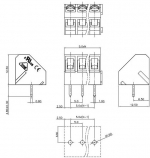 pcb diy 터미널 블럭 KF330 3pin 규격 아두이노 라즈베리파이