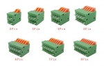 배선 스프링 터미널 블럭 spring terminal block 2.54mm 3핀