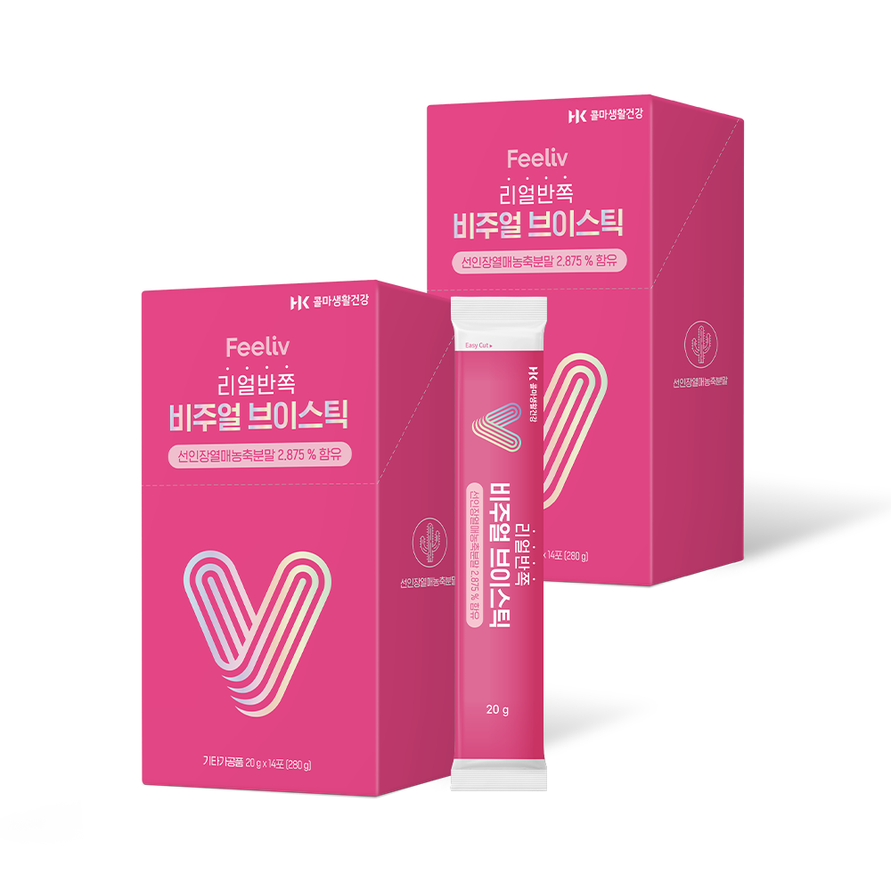 필리브 비주얼 브이스틱 2박스 28포