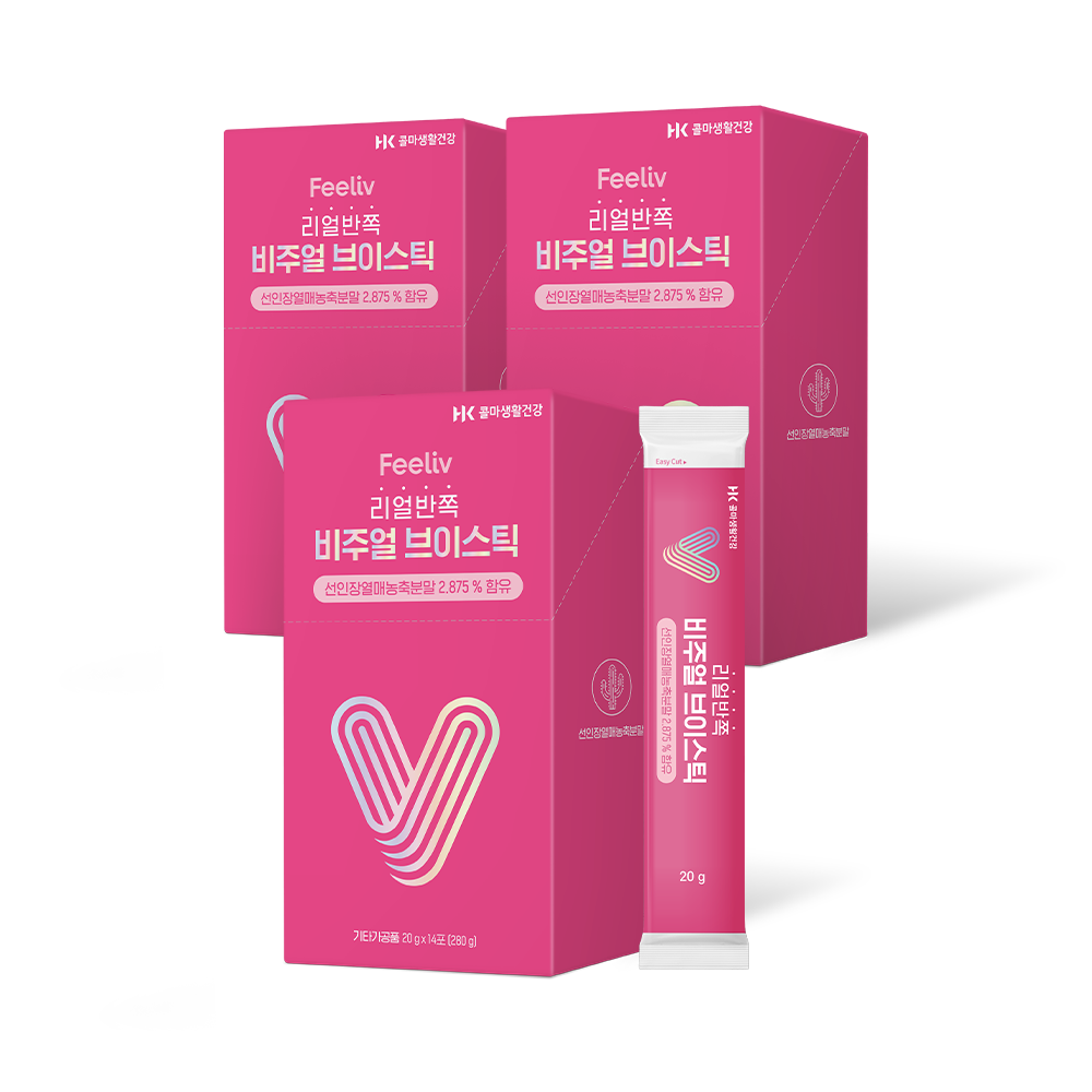 필리브 비주얼 브이스틱 3박스 42포