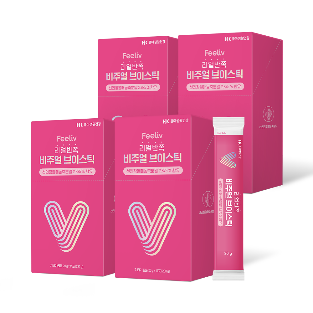 필리브 비주얼 브이스틱 4박스 56포