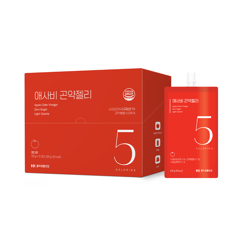 애사비 곤약젤리 1박스 (10팩)