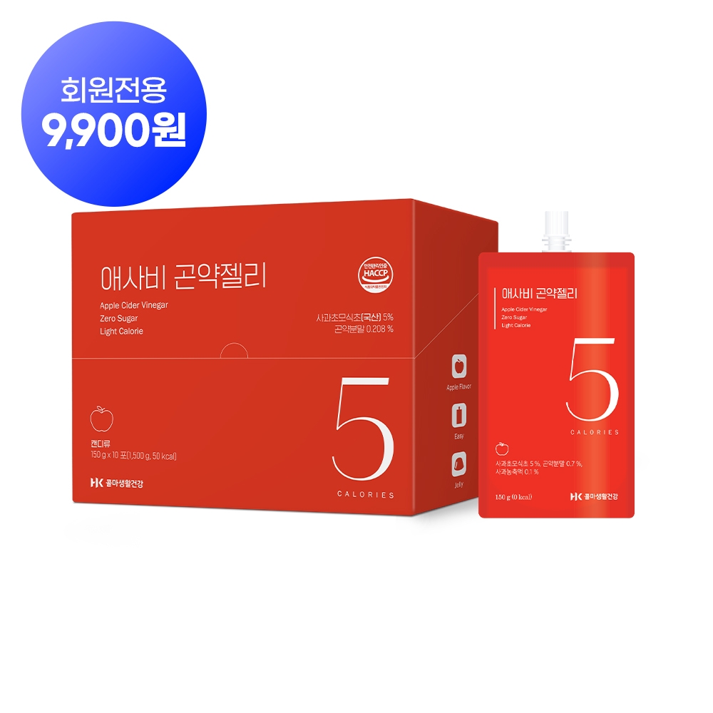 애사비 곤약젤리 1박스 (10팩)