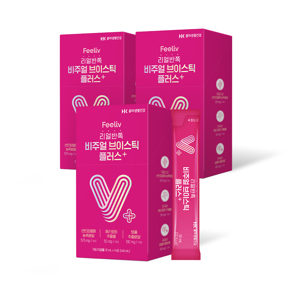 필리브 비주얼 브이스틱 플러스+ 3박스 42포