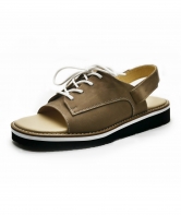 DERBY SANDAL KHAKI BROWN