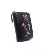 flower zipper wallet