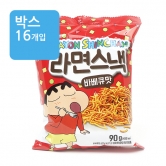 (박스)짱구 라면스낵 바베큐맛 90g