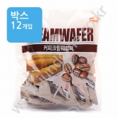 (박스)커피크림웨이퍼 180g