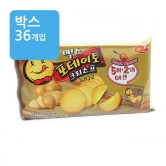 행사)(박스) ***맥스포테이토 크리스프 바비큐맛 105g 25/02/10