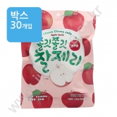 (박스)한진 쫄깃쫄깃 찰제리 사과맛 150g