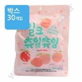 (박스)한진) 밀크츄잉츄잉 복숭아맛 95g