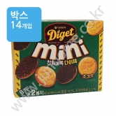 (박스)오리온 다이제 미니 초코맛 80g(2P)