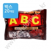 (박스)롯데 ABC 밀크초콜릿 72g