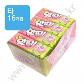 (타)롯데 왓따 복숭아 풍선껌 23g
