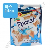 (박스)Win2  미니포켓와퍼 바닐라향필링 120g