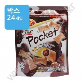 (박스)Win2  미니포켓와퍼 초콜릿맛필링 120g
