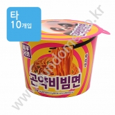 (타) 곤약비빔면 마라맛 90g(컵)(핑크)