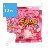 (타) 드럼스틱모양 젤리 ** 딸기향&밀크향 ** 50g