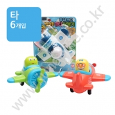 (타) 뽀로로 푸쉬앤고 큐티 **비행기**  (완구)(6입)