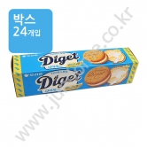 (박스) 오리온 다이제 샌드 바닐라&밀크 93g(2P)