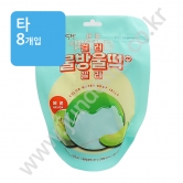 (타)컬러 물방울떡 젤리 메론맛 80g