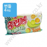 (번들) 해태 홈런볼 메론우유맛 4번들 43g(4개입)