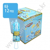 특가)(타) 사워 드롭 롤리팝 [블루베리향] 240g(20g x 12개)   27/06/05