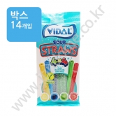 (박스) 비달 사우어 칼라 스트로우 90g