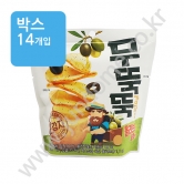 (박스) 오리온  무뚝뚝감자칩 올리브앤솔트맛 52g  [58759]