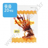 (묶음) 국제유통) 조미 건 오징어 * 짱다리 * 17gx 20봉묶음