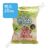 (박스) 무직타이거 바삭바삭 연어칩 [훈제대파크림맛] 40g