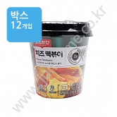 (박스) 요리하다 치즈 떡볶이(컵형) 120g