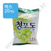 (박스) 롯데 청포도 캔디 153g