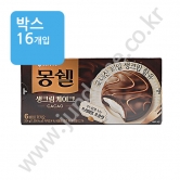 (박스) 롯데 몽쉘 생크림케이크 [카카오] 204g(6P)