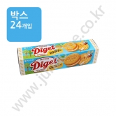 (박스) 오리온 다이제샌드 우도땅콩맛 98g [19659]