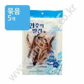 (묶음) 국제유통) 안주의발견 장작구이 바베큐맛 오징어 40g x 5봉묶음
