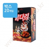 (박스) 농심 닭다리 [핫 숯불바베큐] 66g