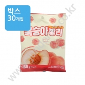 (박스) 모구 [복숭아] 젤리 50g