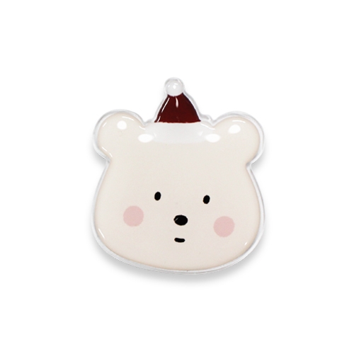 크리스마스 곰 모양톡 (2color)