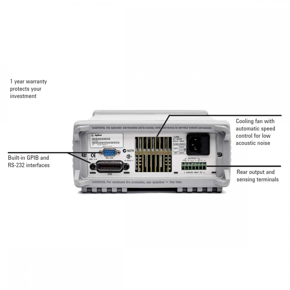 DC 파워 서플라이 E3641A