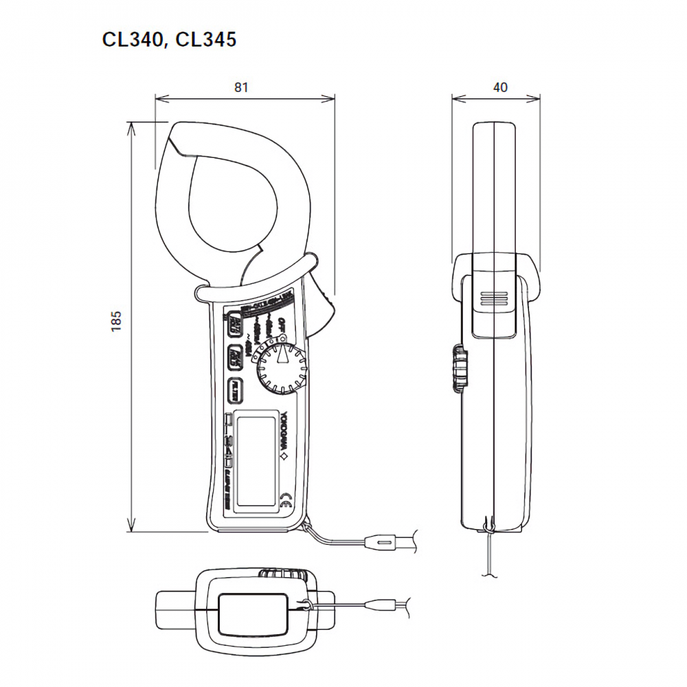 누설전류 클램프 미터 CL345