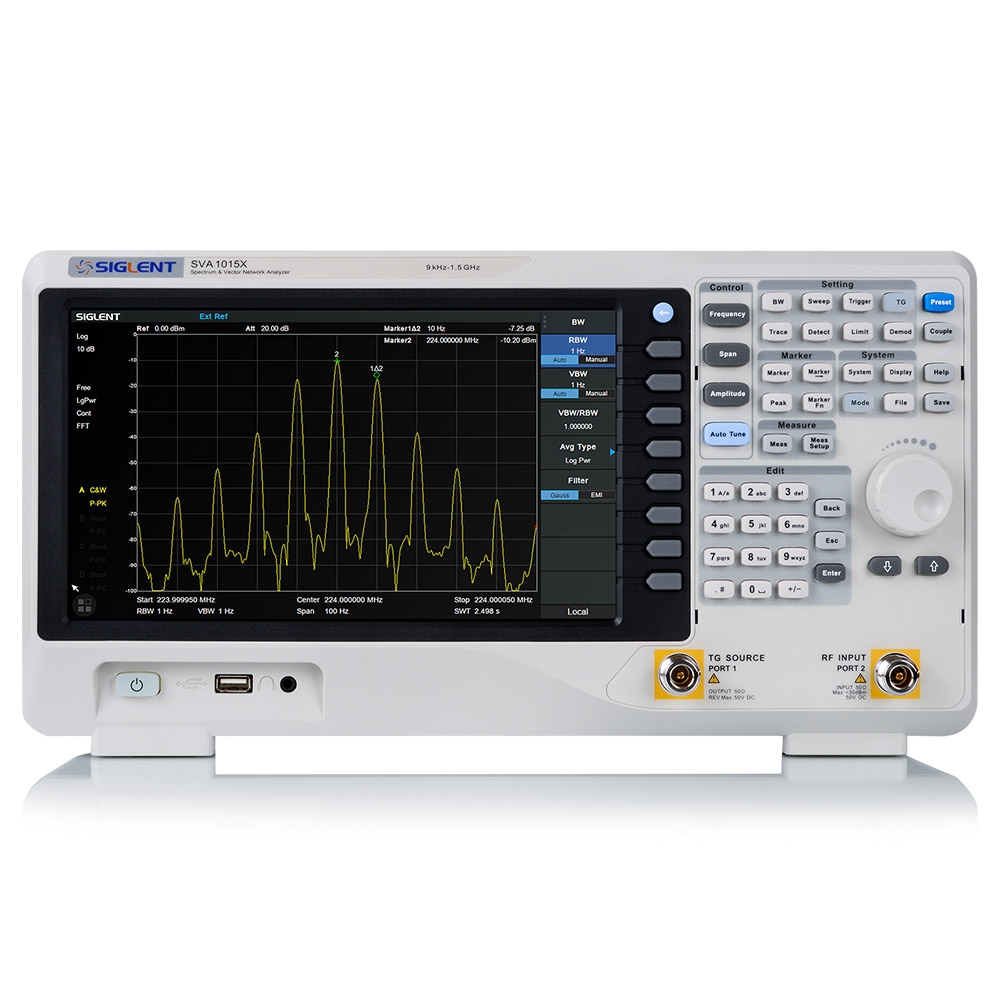 시글런트 스펙트럼 아날라이저네트워크분석기 SVA1015X