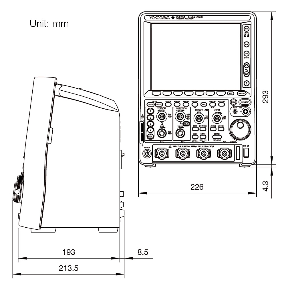 오실로스코프 DLM3024